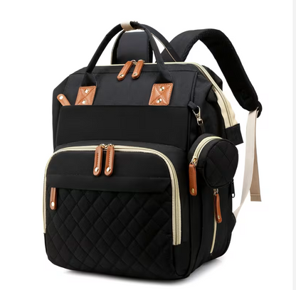 First Embrace Convertible Diaper Bag - Black