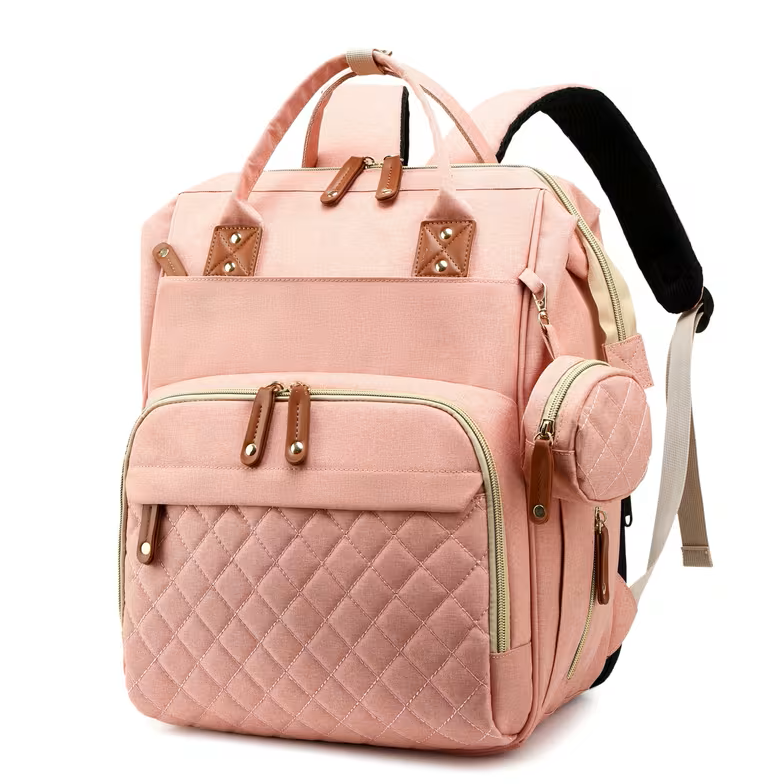 First Embrace Convertible Diaper Bag - Pink
